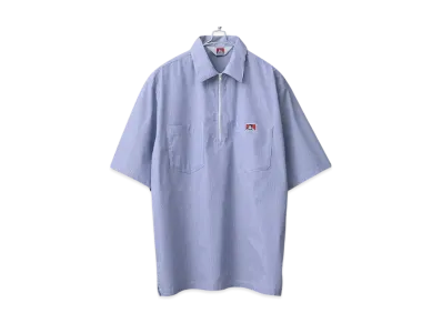 BEN DAVIS Half Zip Shirt "Stripe"