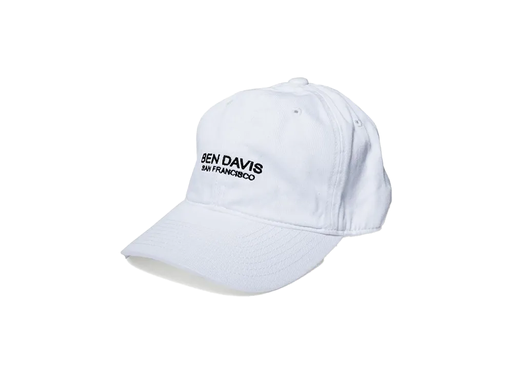 BEN DAVIS Twill Cap "White"