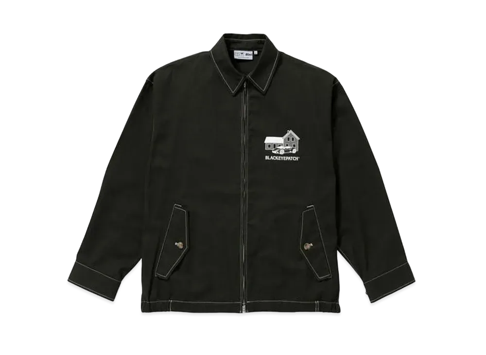 BlackEyePatch SECOND HOUSE DRIZZLER JACKET "Brown"