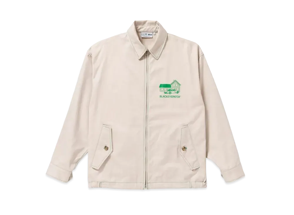 BlackEyePatch SECOND HOUSE DRIZZLER JACKET "Beige"