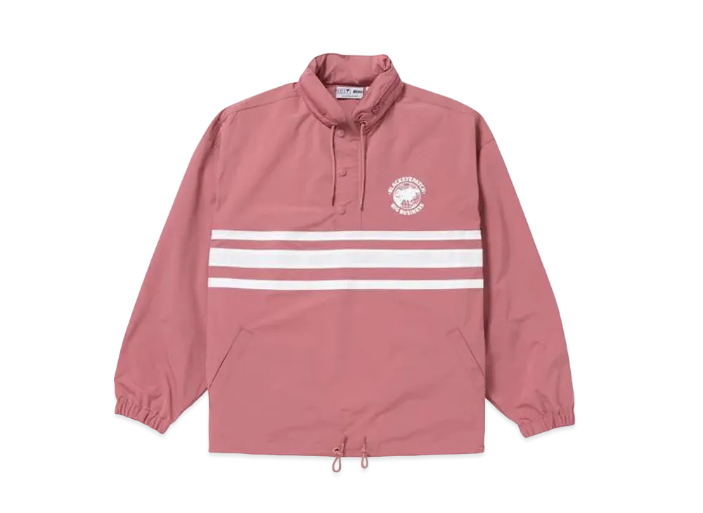 BlackEyePatch BIG BUSINESS NYLON ANORAK "Pink"