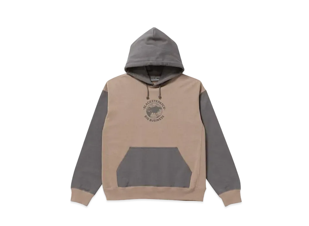 BlackEyePatch BIG BUSINESS 2 TONE HOODIE "Sand"