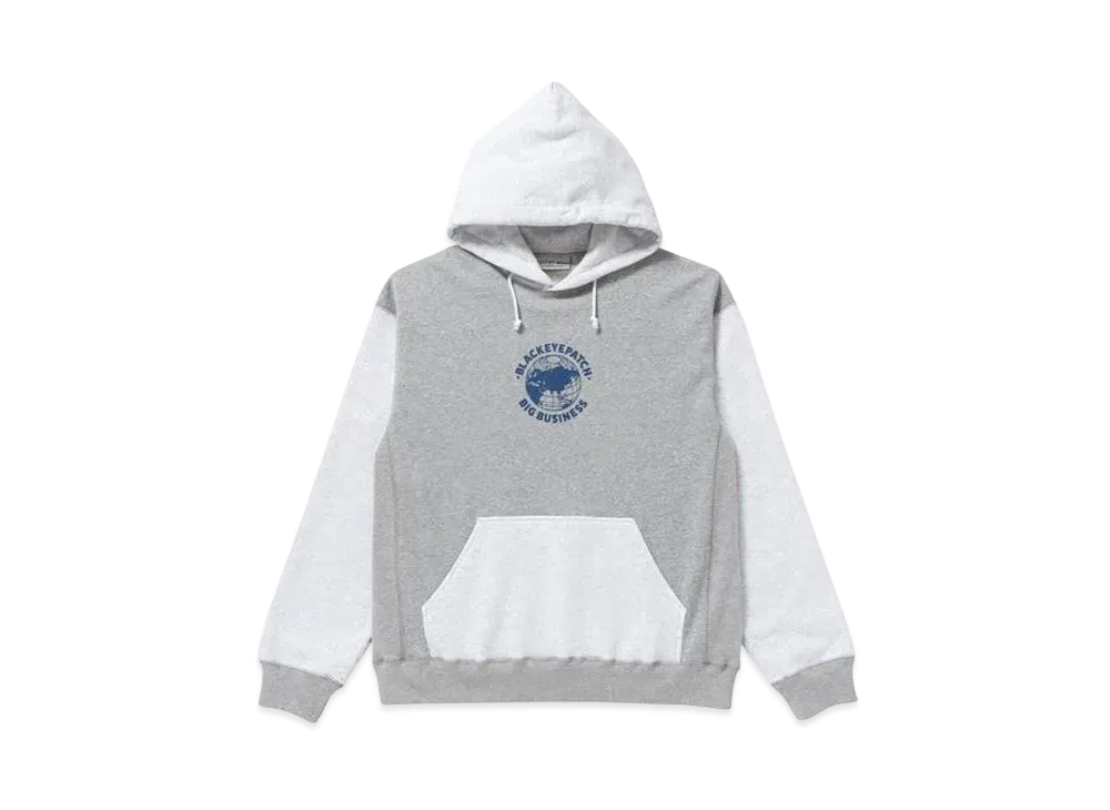 BlackEyePatch BIG BUSINESS 2 TONE HOODIE "H.Gray"
