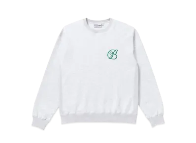 BlackEyePatch B EMBLEM CREW SWEAT "Ash"