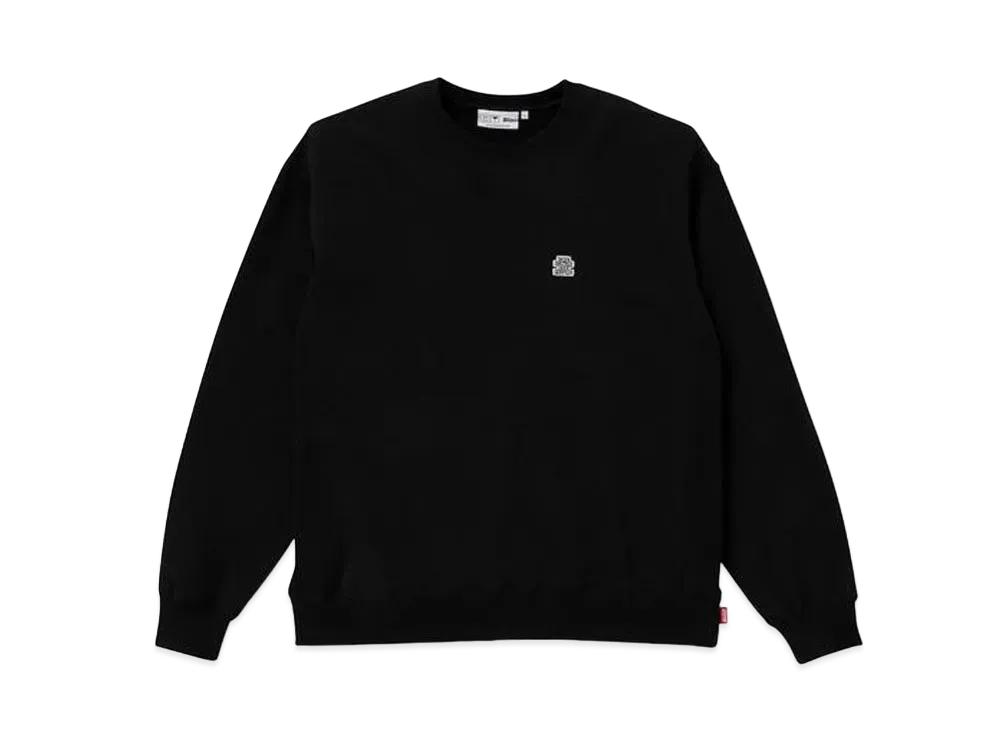 BlackEyePatch OG SMALL LABEL CREW SWEAT "Black"