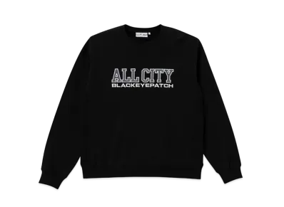 BlackEyePatch ALL CITY CREW SWEAT "Black"