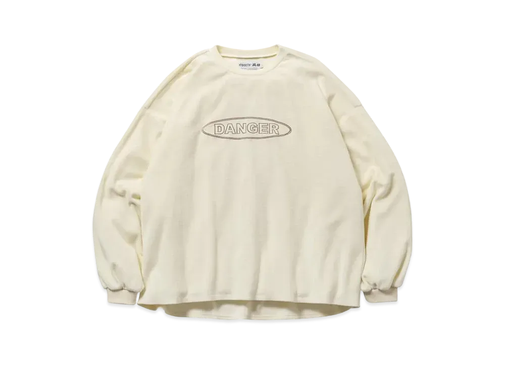 BlackEyePatch TBEP VELOR L/S CREW "Ivory"