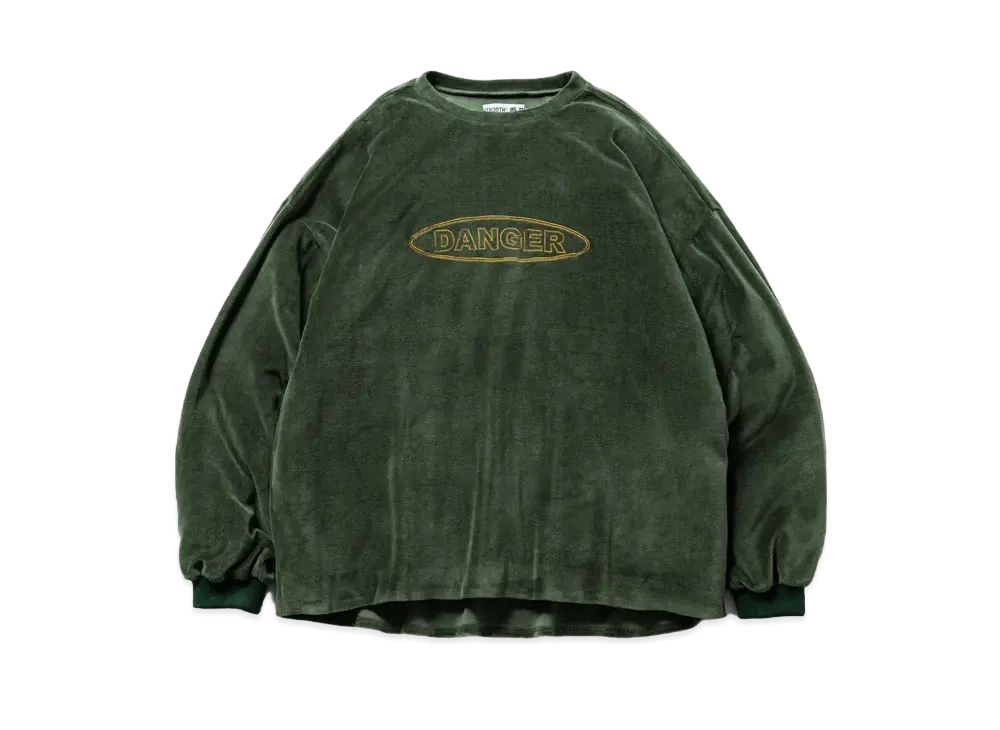 BlackEyePatch TBEP VELOR L/S CREW "Forest"