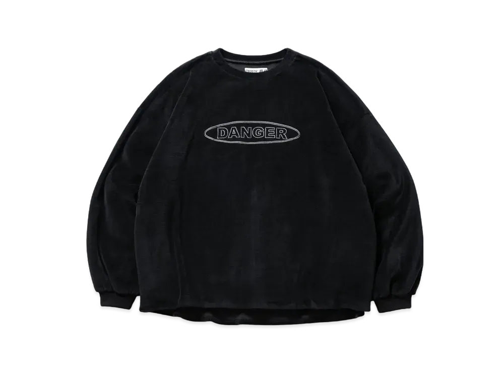 BlackEyePatch TBEP VELOR L/S CREW "Black"