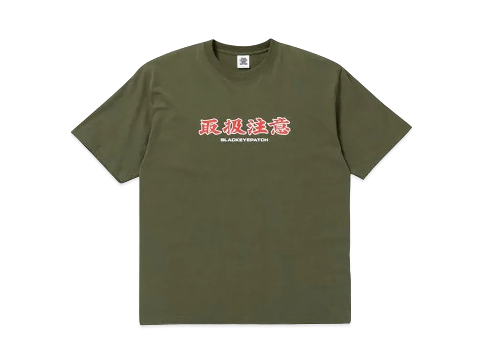 BlackEyePatch HANDLE WITH CARE TEE "Olive"