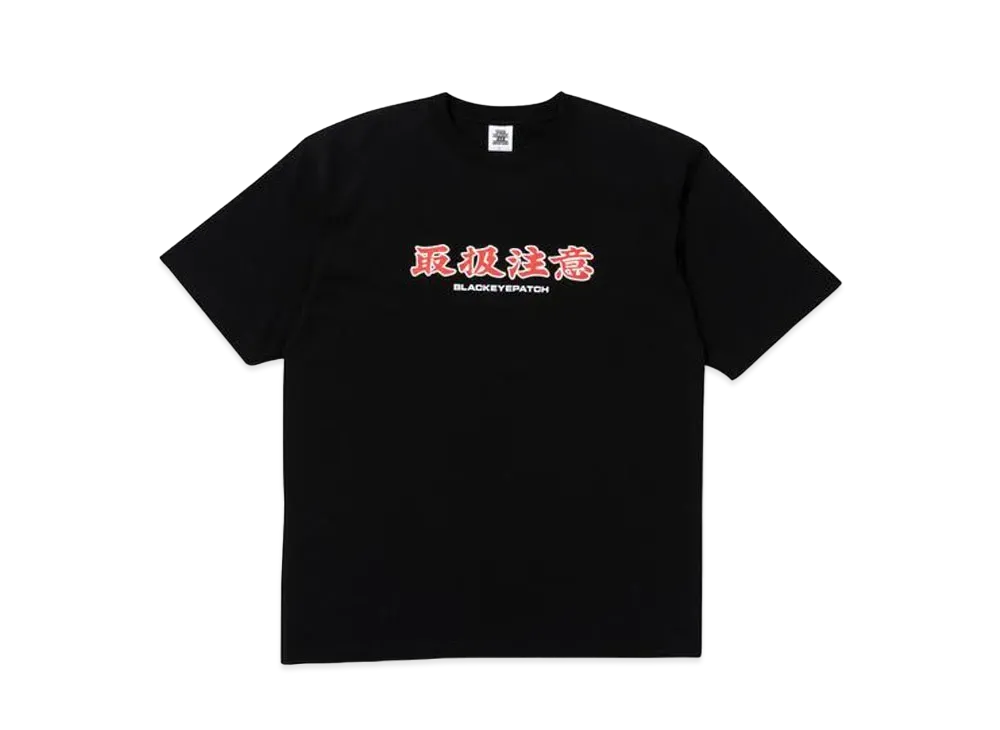 BlackEyePatch HANDLE WITH CARE TEE "Black"