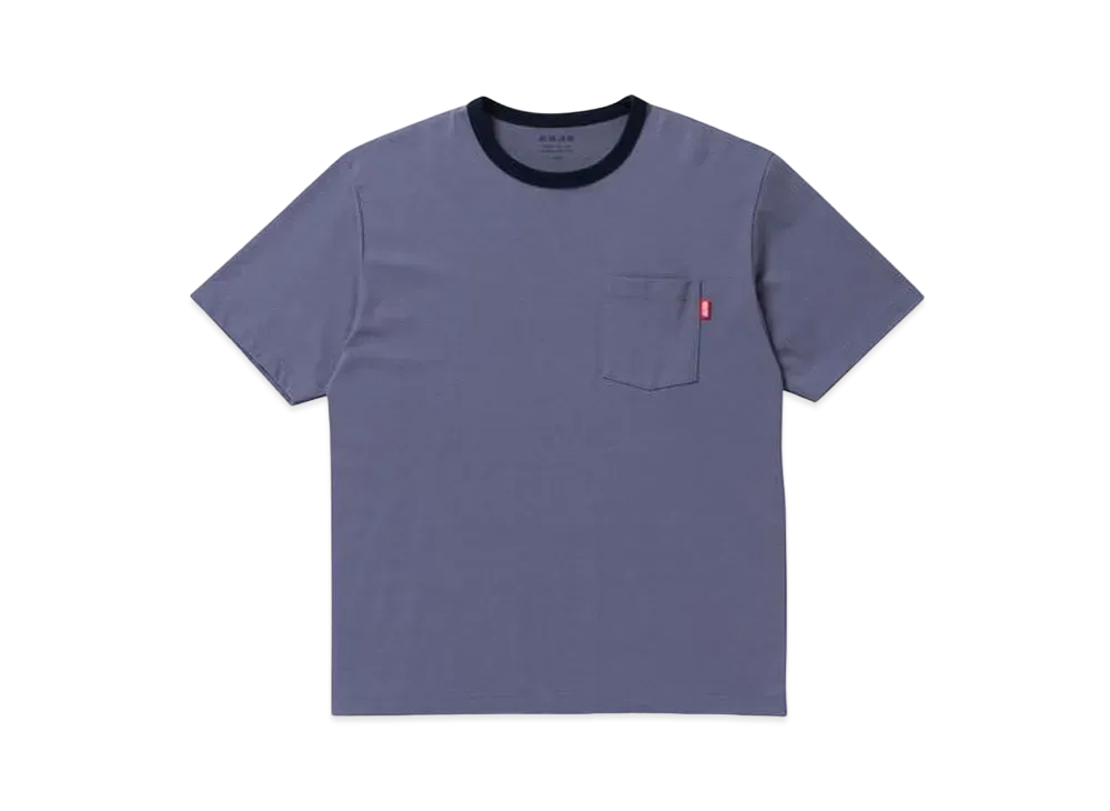 BlackEyePatch HANDLE WITH CARE POCKET TEE "Slate"