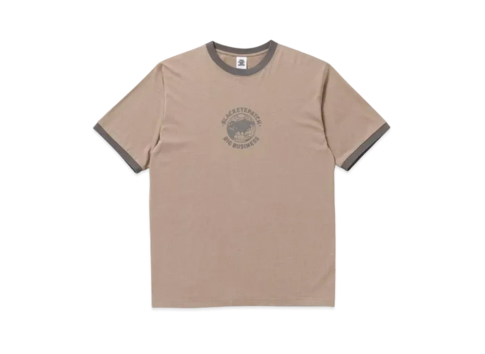 BlackEyePatch BIG BUISINESS RINGER TEE "Sand"