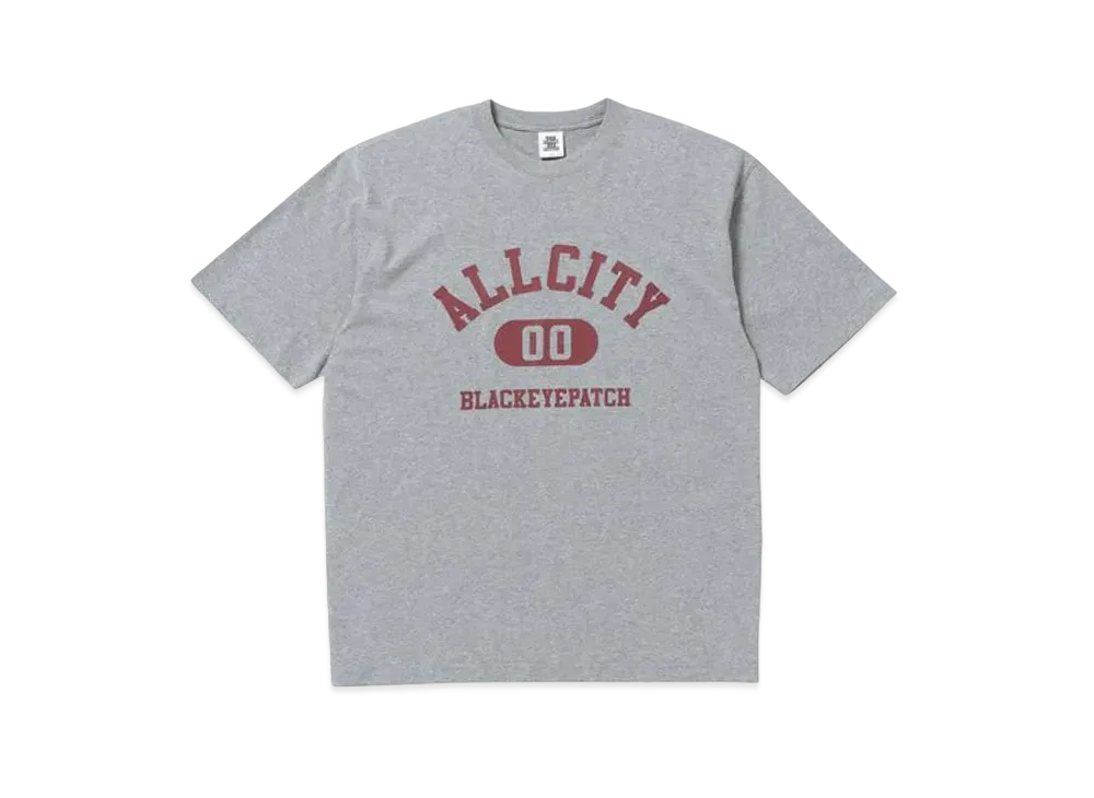 BlackEyePatch ALL CITY COLLEGE TEE "H.Gray"