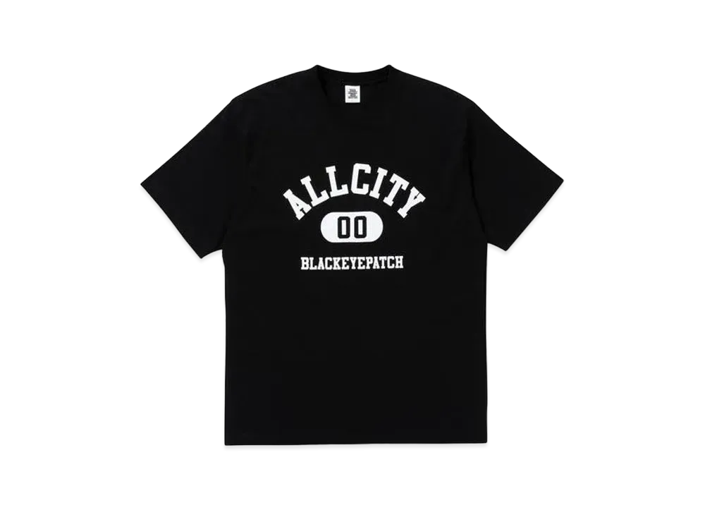 BlackEyePatch ALL CITY COLLEGE TEE "Black"