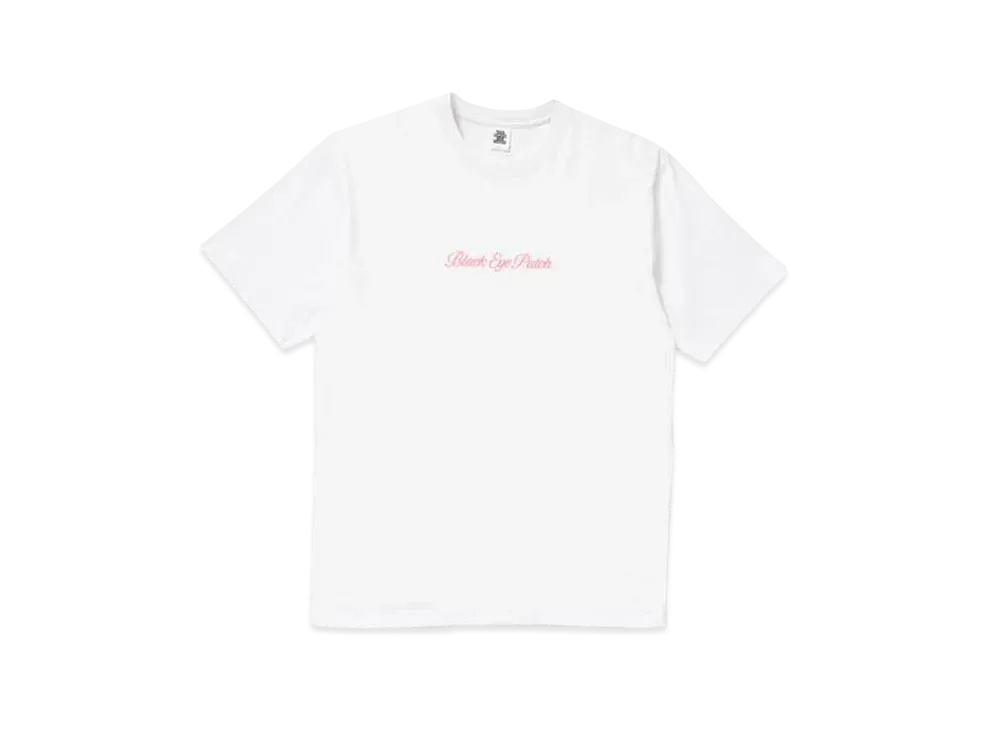 BlackEyePatch ROYAL SCRIPT TEE "White"