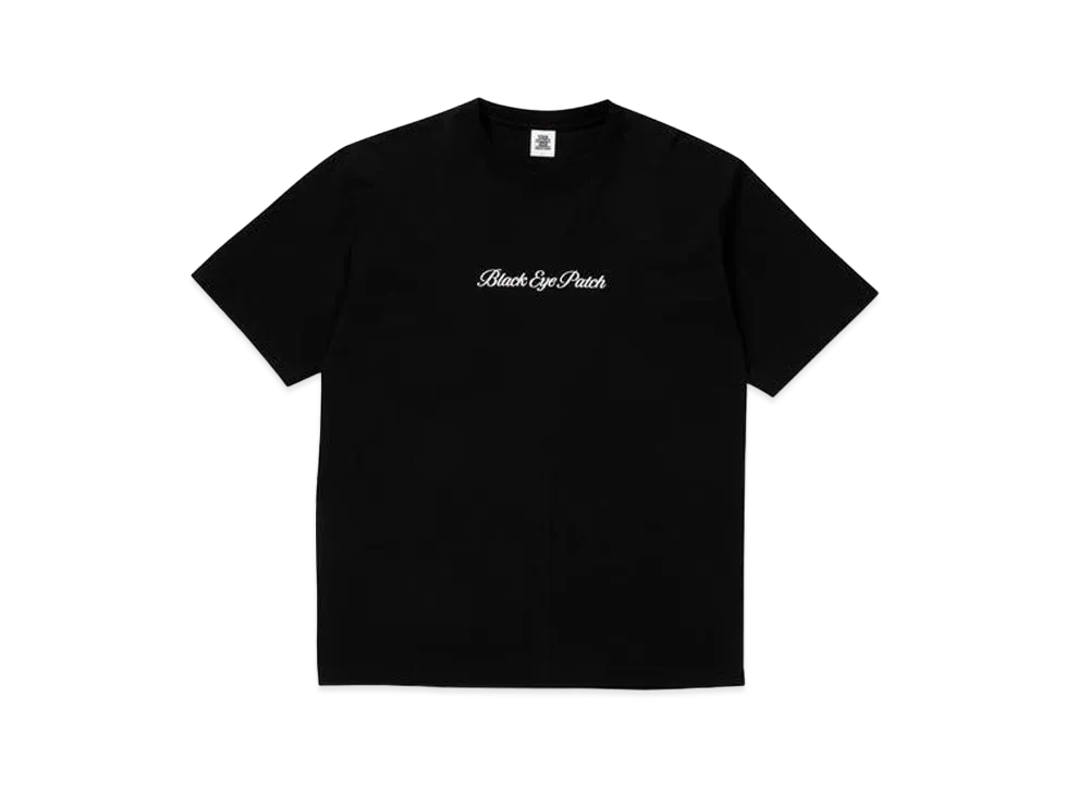 BlackEyePatch ROYAL SCRIPT TEE "Black"