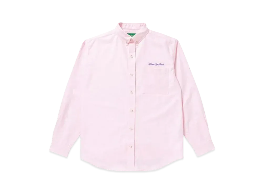 BlackEyePatch ROYAL SCRIPT OXFORD SHIRT "Light Pink"
