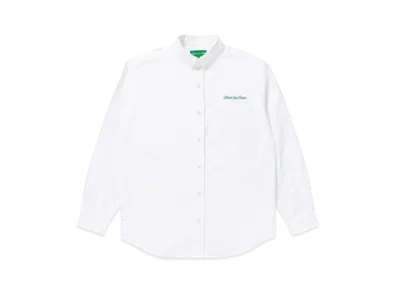 BlackEyePatch ROYAL SCRIPT OXFORD SHIRT "White"