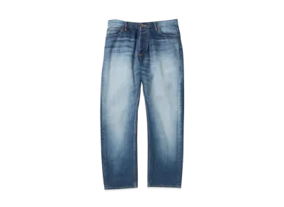 BlackEyePatch EMBLEM BAGGY JEANS "Washed Indigo"