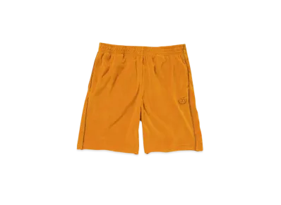 BlackEyePatch B EMBLEM PIPING VELOUR SHORTS "Camel"