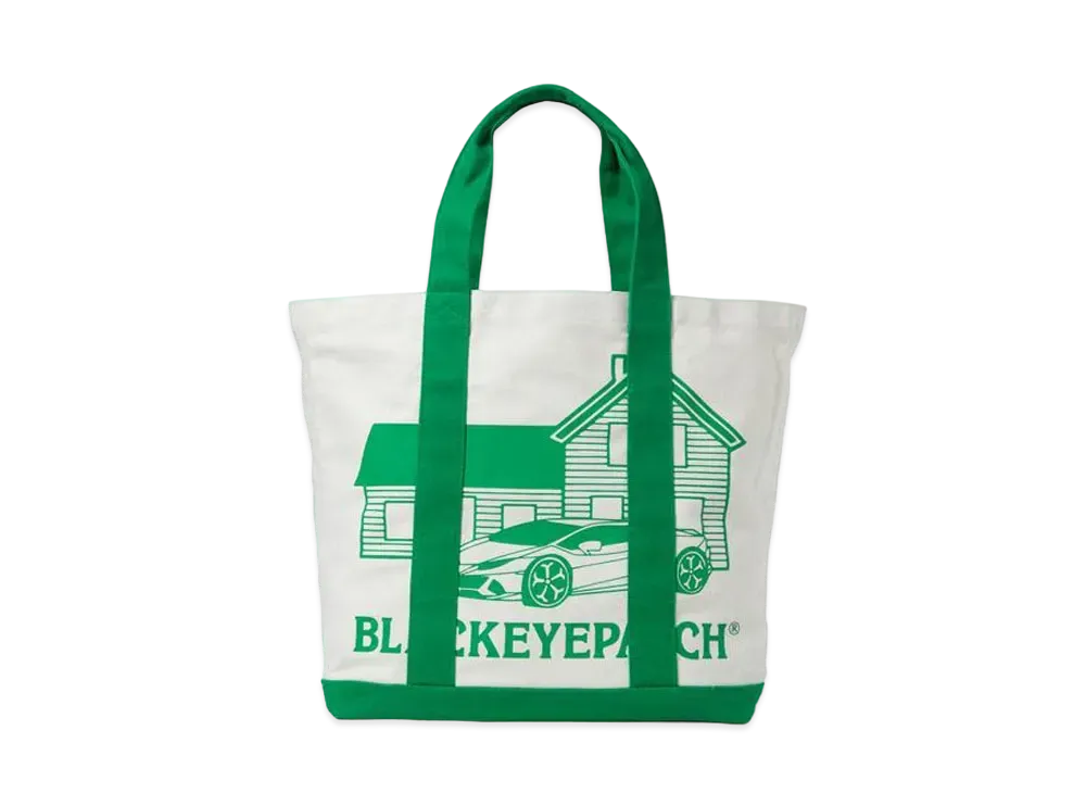 BlackEyePatch SECOND HOUSE TOTE BAG "Oatmeal"