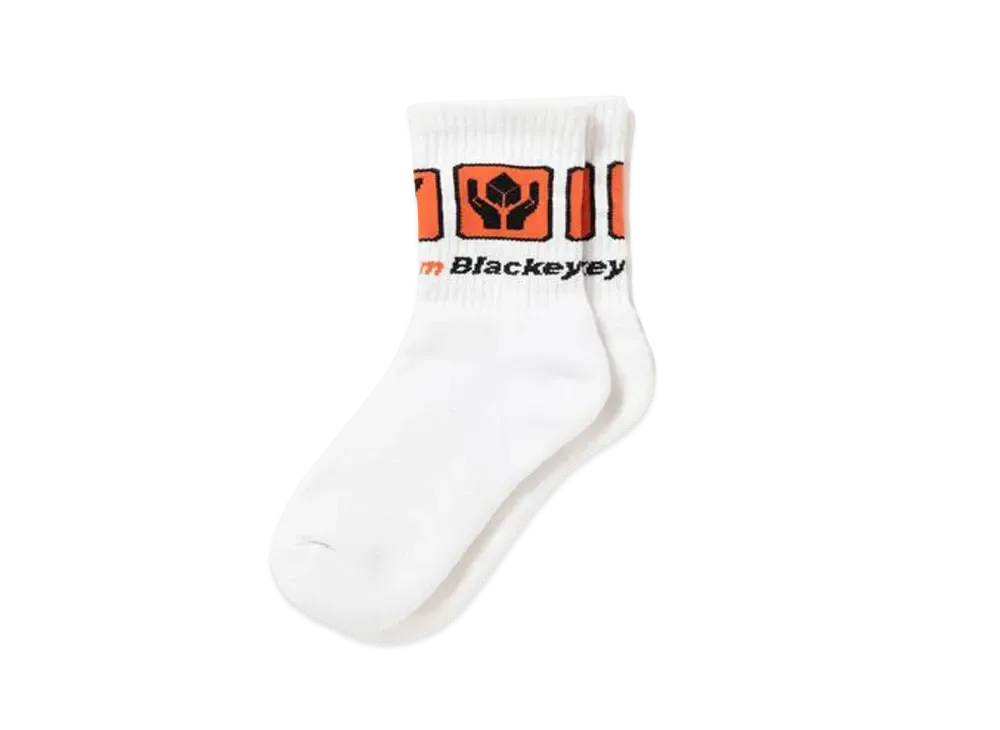 BlackEyePatch DOTCOM SOCKS "White"