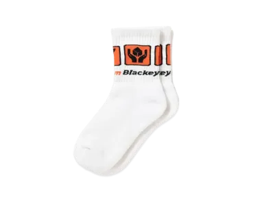 BlackEyePatch DOTCOM SOCKS "White"