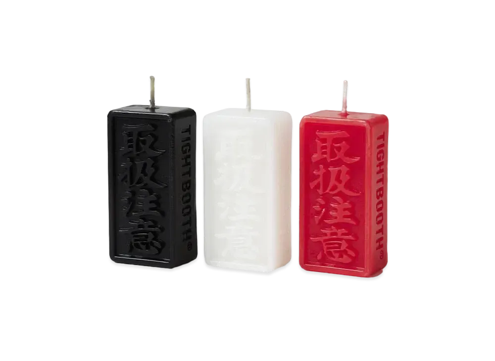 BlackEyePatch TBEP CANDLE WAX "Black/White/Red"