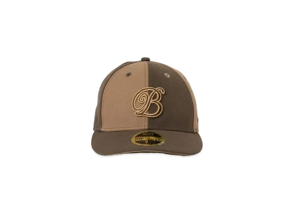 BlackEyePatch EMBLEM NEW ERA CAP "Brown/Beige"