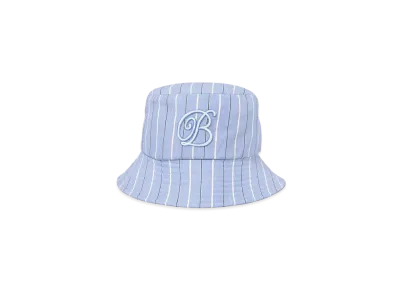 BlackEyePatch B EMBLEM STRIPED BUCKET HAT "Blue"