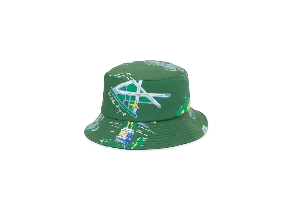 BlackEyePatch SOUVENIR ALOHA BUCKET HAT "Olive"