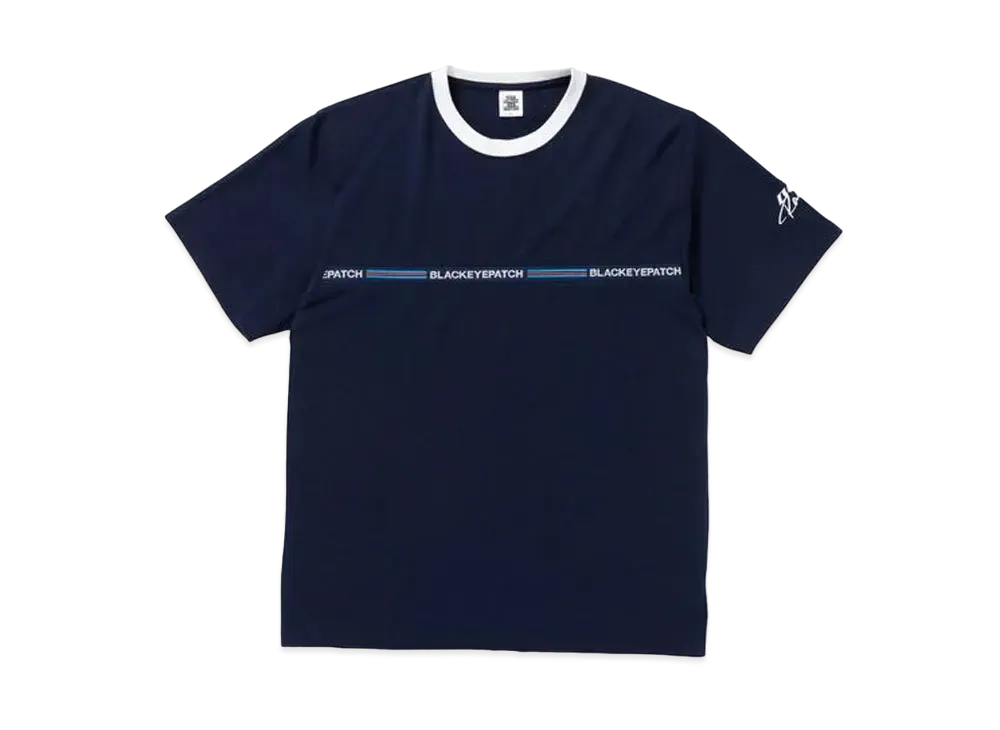BlackEyePatch MOTOR SPORTS RIBBED TEE "Navy"