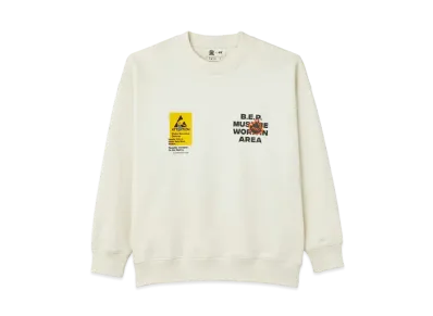 BlackEyePatch x H&M HOT COLLECTION SWEAT SHIRT "Ivory"