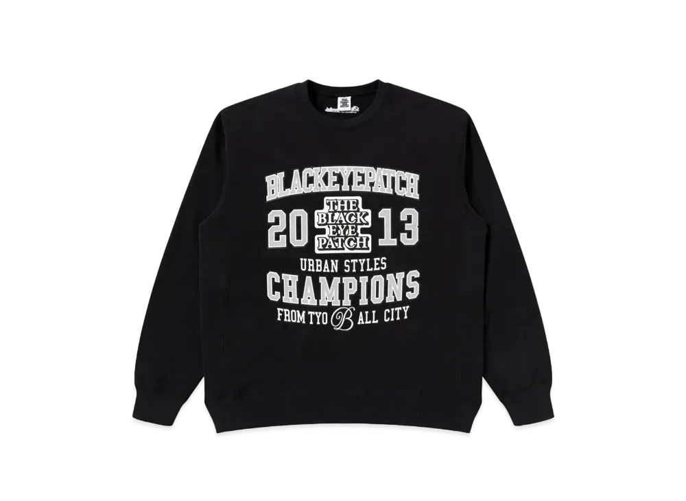 Blackeyepatch Champions Crew Sweat "Black"