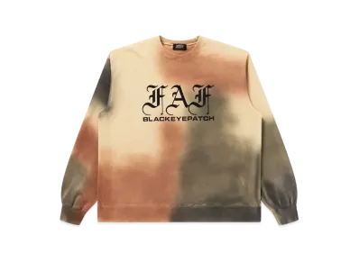 BlackEyePatch x FAF Tie Dye Crewsweat "Multi"