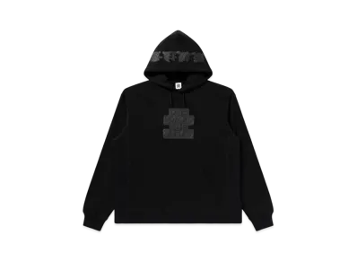 Blackeyepatch Leather OG Label Hoodie "Black"
