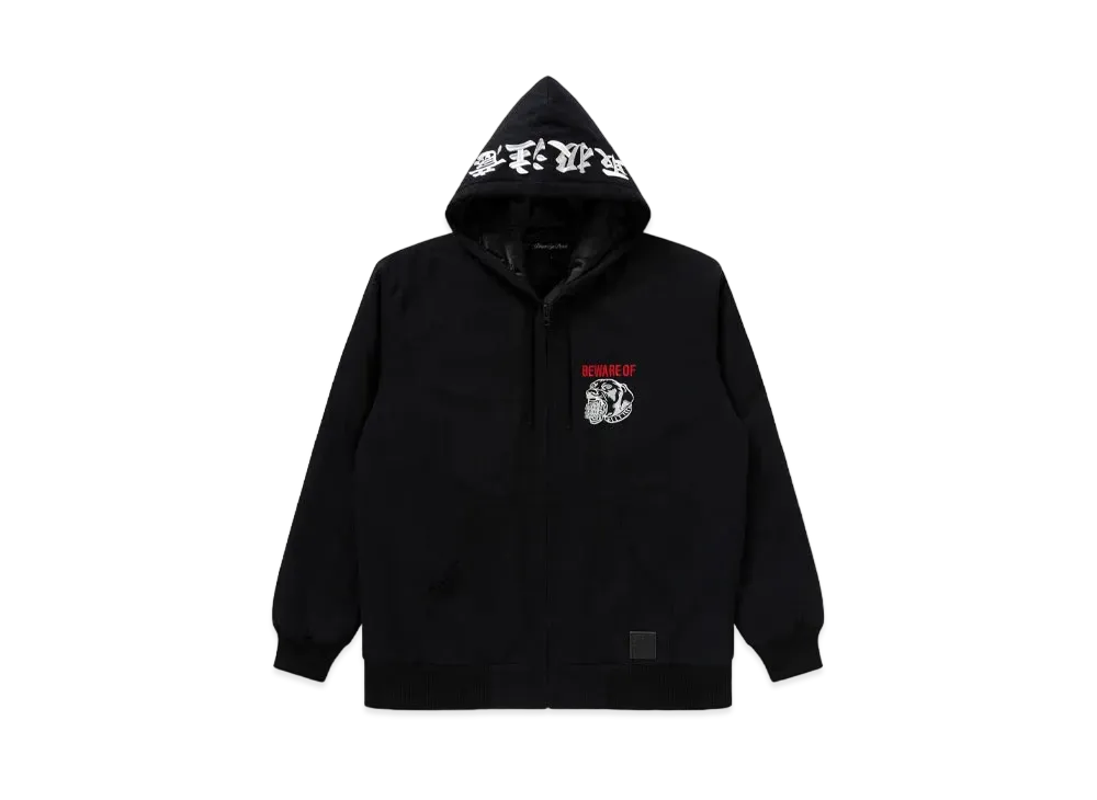 Blackeyepatch Beware Of BEP HWC Hooded Work Jacket "Black"