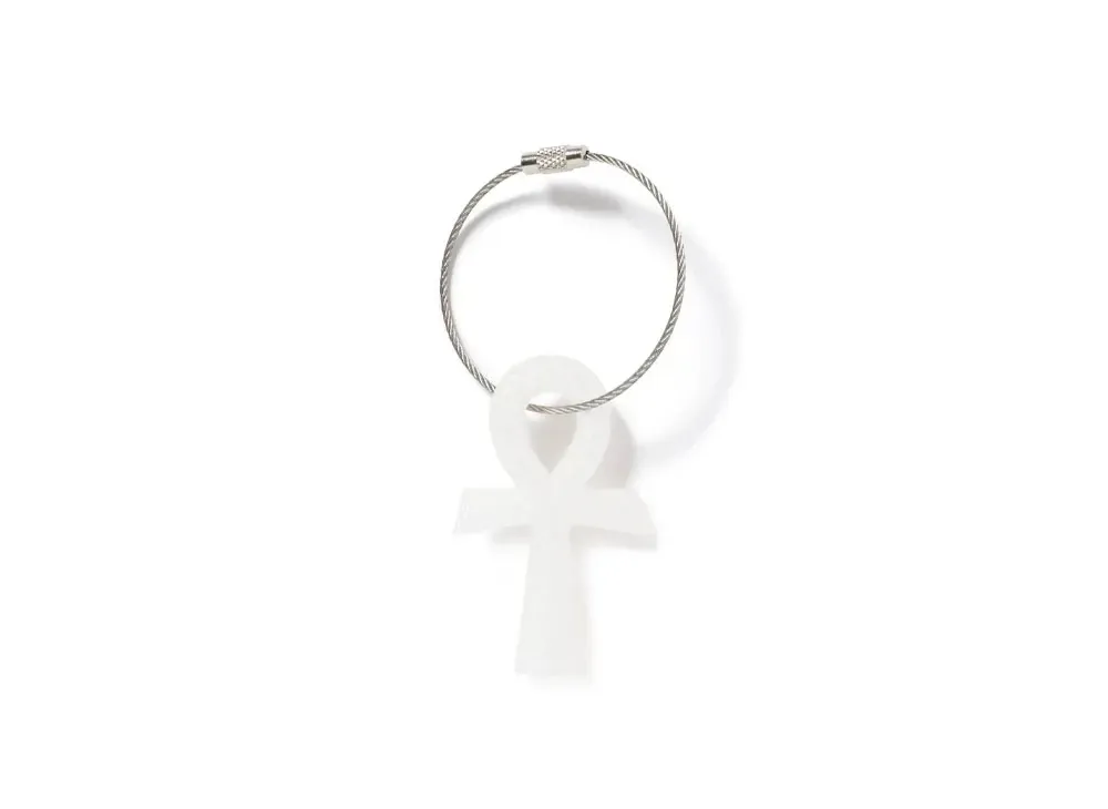 Blackeyepatch FBF Ankh Key Ring "Clear"