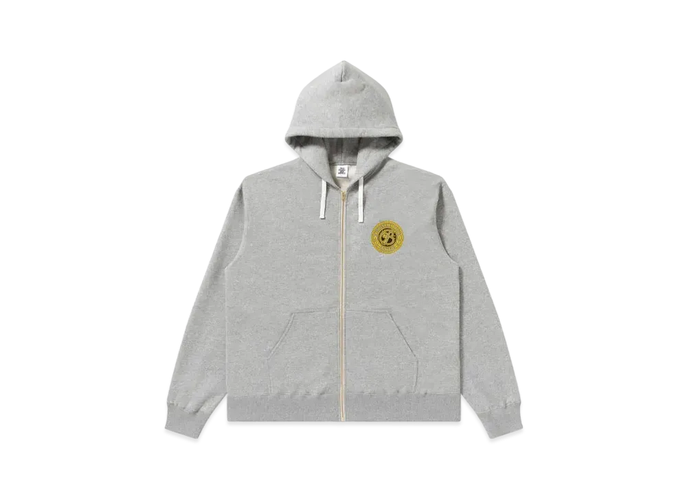 Blackeyepatch B Emblem Zip Hoodie "Heather Gray"
