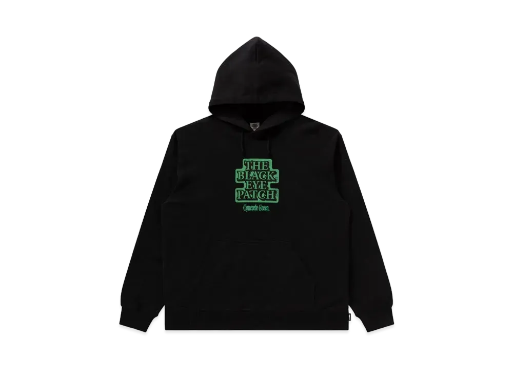 Blackeyepatch Concrete Green Hoodie "Black"