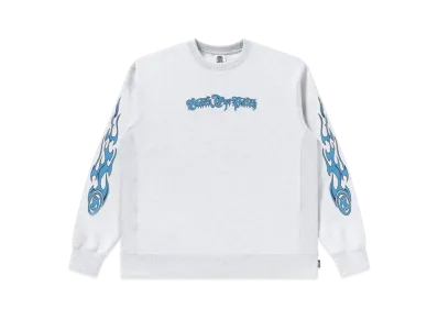 Blackeyepatch Tribal Flames Crew Sweat "Ash"