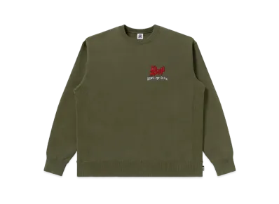 Blackeyepatch Thug's Harmony Crew Sweat "Olive"