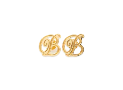 Blackeyepatch B Emblem Earrings "Gold"
