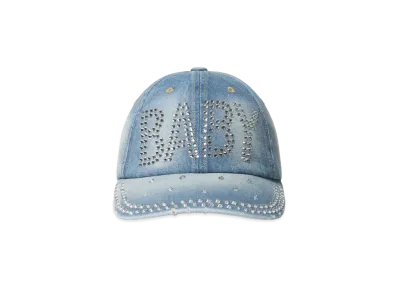 Blackeyepatch Rhinestone Baby Cap "Denim"