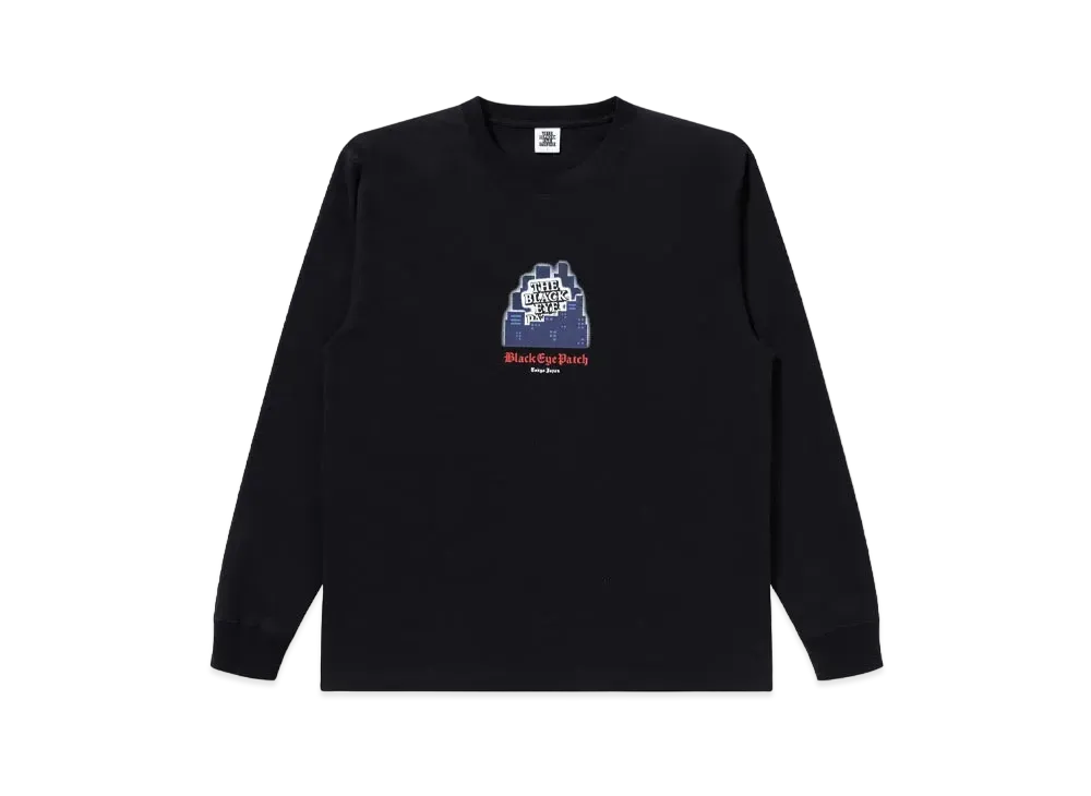 Blackeyepatch Skyline OG L/S Tee "Black"