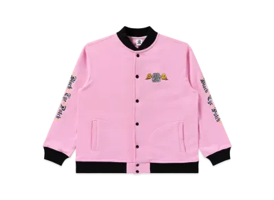Blackeyepatch Winged OG Sweat Stadium Jacket "Pink"