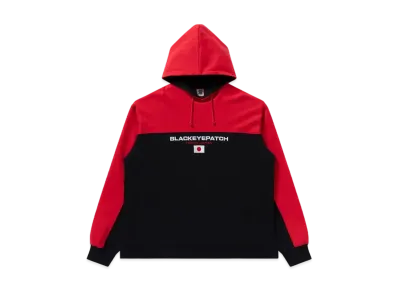 Blackeyepatch 2 Tone Japan Flag Hoodie "Red"
