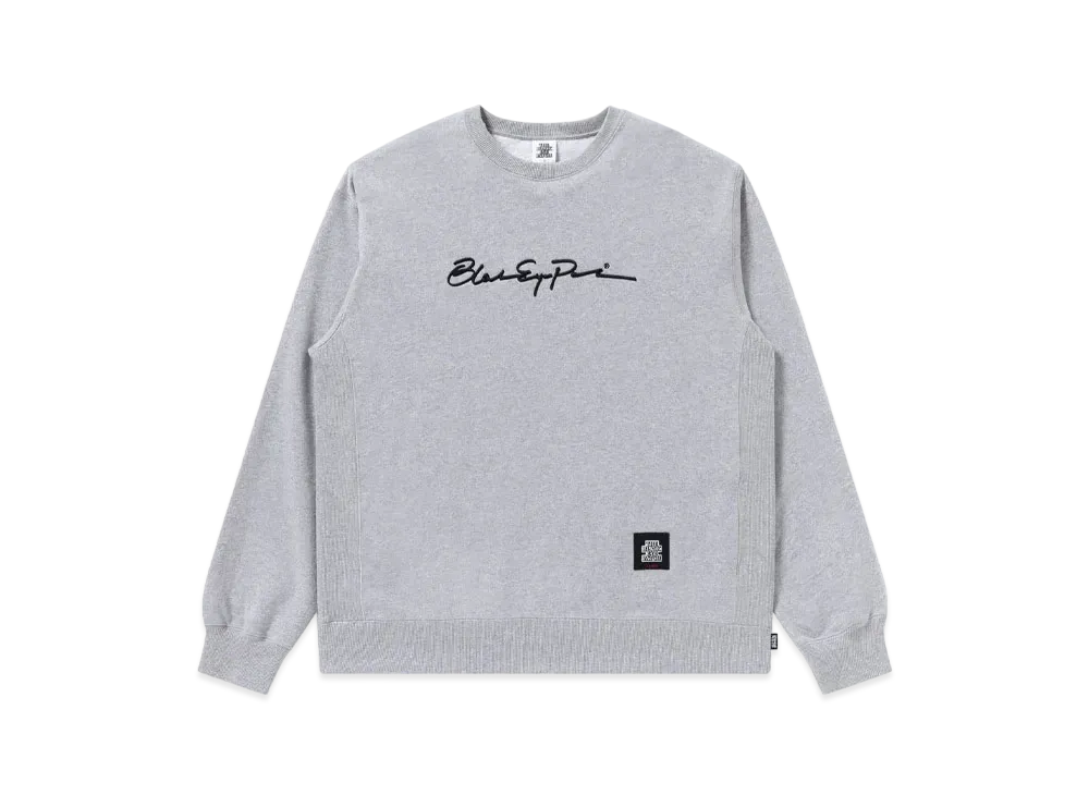 Blackeyepatch Autograph Logo Crew Sweat "Heather Gray"