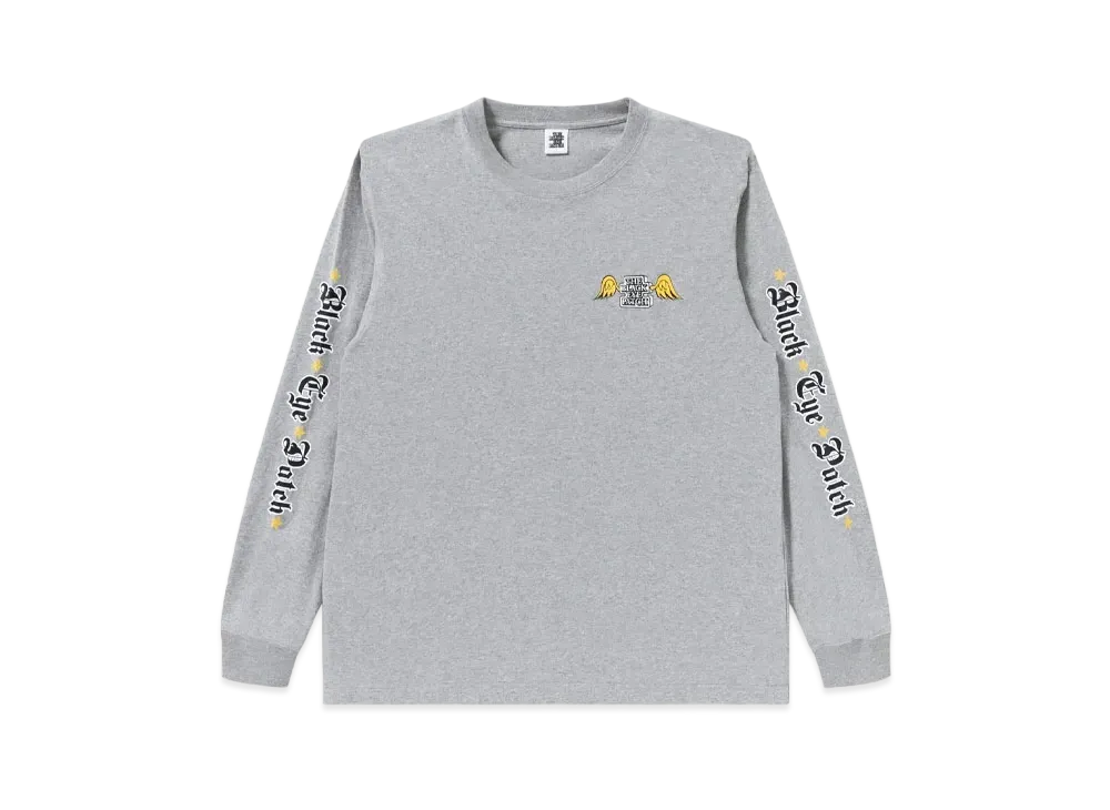 Blackeyepatch Winged OG L/S Tee "Heather Gray"